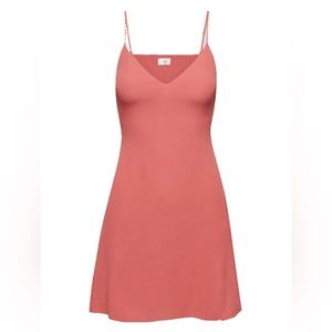 Aritzia Wilfred cocktail dress #98433 color Warm Sienna Red Size 00